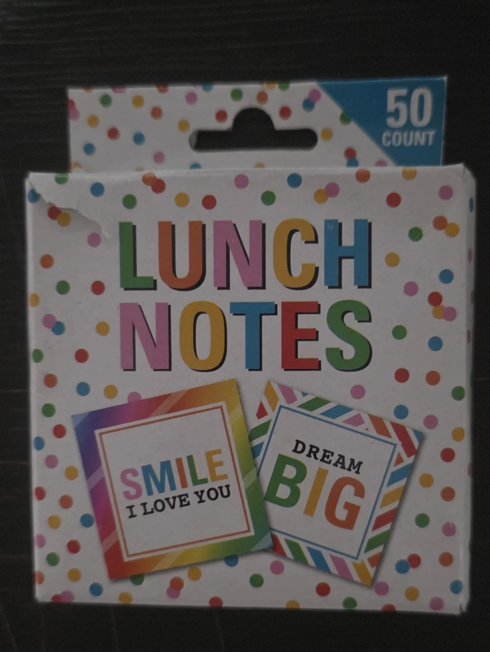 Lunch Notes Cute Polka Dot Lunchbox Notes - Multicolor